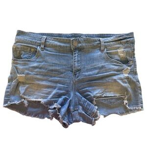 Ripped Jean Shorts Women’s